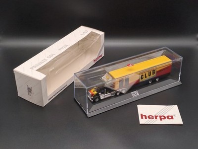 Herpa 1:87 H0 LKW Sattelzug Peterbilt Euroshell Club unbespielt neuwertig m. OVP