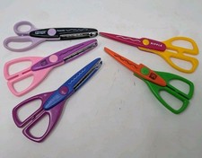 Craft Paper Shapers Edgers Scrapbooking Scissors Lot of 5 Various Brands