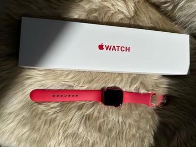 Apple Watch Series 7 GPS*41mm*Aluminiumgehäuse*Rot*mit Verpackung*Top Zustand