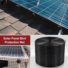 30m Taubenabwehr Solaranlagengitter Solar Photovoltaik V&ouml;gel Marder inkl. Haken