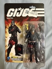 Hiya Toys Mini 1 18 Scale Exquisite GI Joe Destro figure Retro Cardback