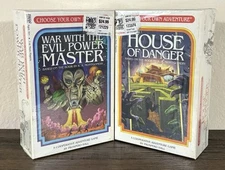 Z-Man Games War with The Evil Power Master & House Of Danger Game Lot Of 2x New