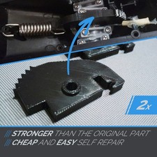 ⚡2x supporto molla di ricambio Toe Gear Saitek/Logitech Pro Flight pedali timone pedali