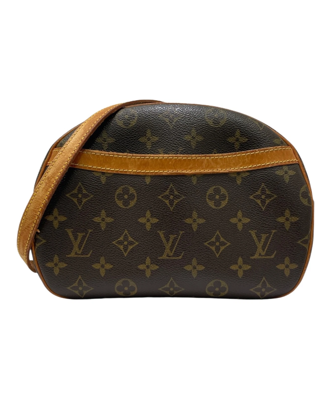 Vuitton — Louis Vuitton Blois M51221 Leather Brown Shoulder Bag #TFB3300