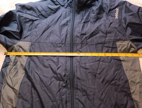 Reebok Sport Mens Full Zip Training Woven Jacket Navy Blue Size S /595 - Picture 5 of 8