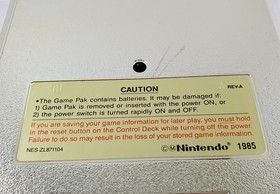 The Legend of Zelda NES Gold Cartridge &ndash; Original 1987 Nintendo &ndash; Tested