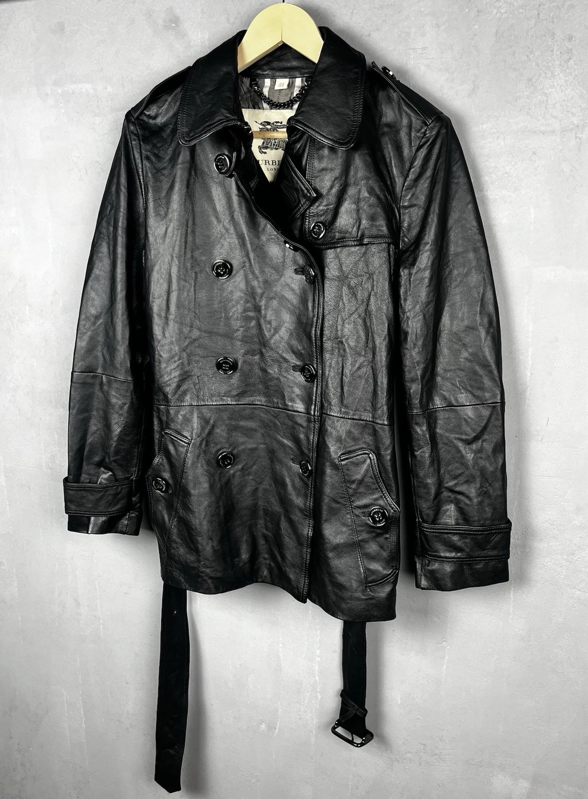 Burberry — Burberry London Women Leather Jacket Size 42