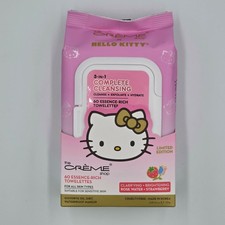 The Creme Shop Hello Kitty 3-In-1 Complete Cleansing Towelettes Strawberry 60ct