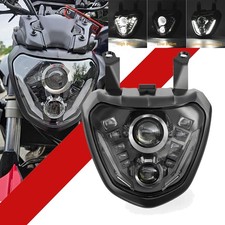 Conjunto de faros LED para Yamaha FZ07 MT07 2014-2017 faros delanteros altos bajos DRL