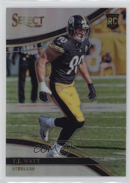 2017 Panini Select Field Level Silver Prizm TJ Watt #259 8em