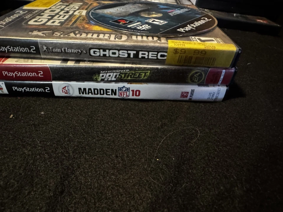 LOTE CONSOLA SONY PLAYSTATION 2 PS2 FAT O SLIM PAQUETE CON 12 JUEGOS Foto 2 de 4