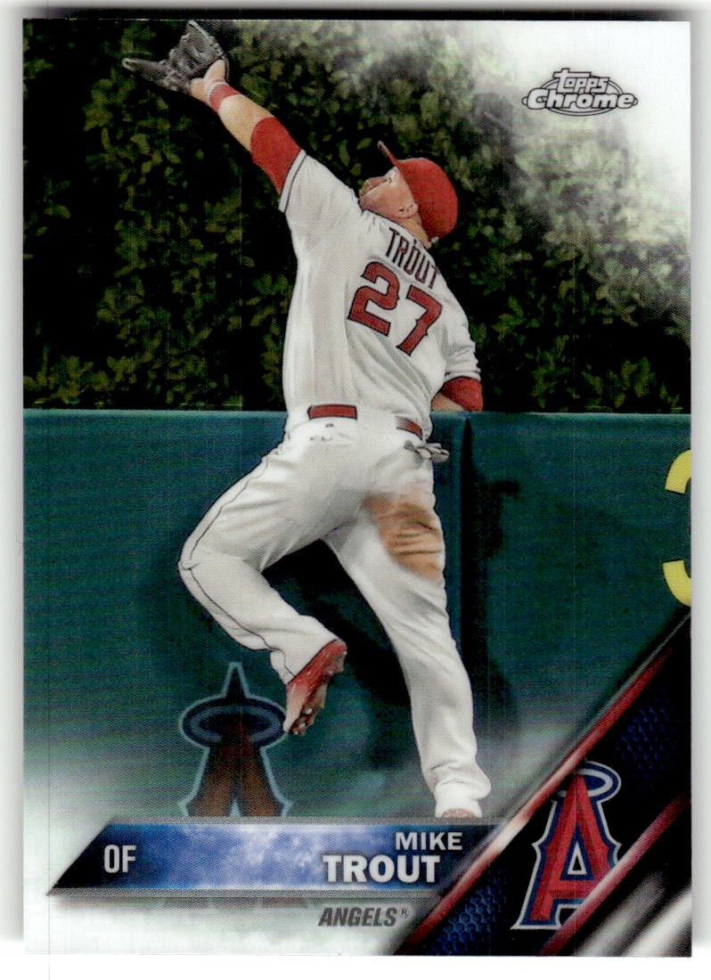 2016 Topps Chrome Mike Trout #1