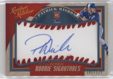 2019 Leather & Lumber Rookie Signatures Baseball 101/175 Patrick Wisdom Auto yf1