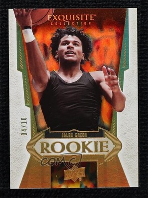 2021 Upper Deck Goodwin Champions Gold Spectrum 4/10 Jalen Green #R-JG RC u0h
