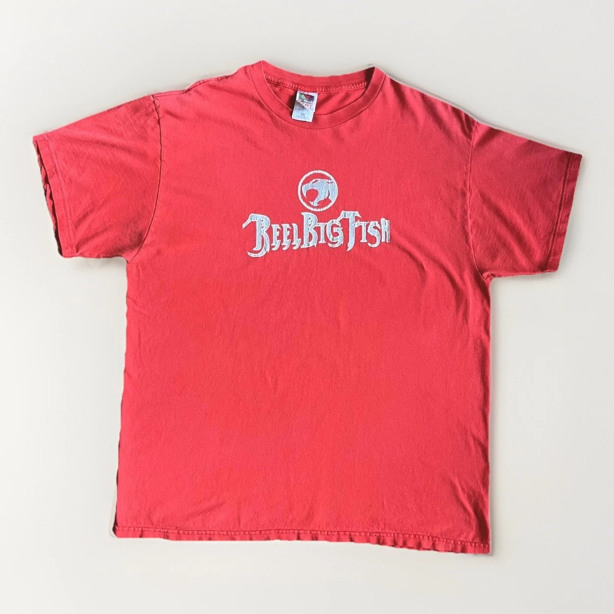 Vintage Reel Big Fish Shirt Mens XL Red Logo Band Graphic Fruit Of The Loom Tee