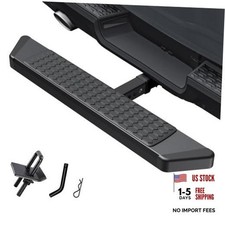 Tow Hitch Step for 2 inch Receiver with Pin Lock, Rear Bumper Guard Protector