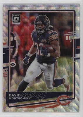 2020 Panini Donruss Optic Wave Prizm /199 David Montgomery #22 0q3