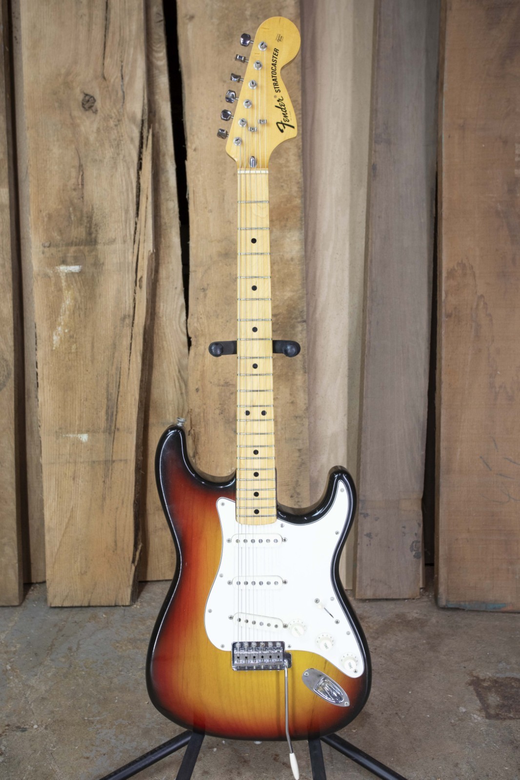 Vintage original 1973 Fender Stratocaster Sunburst w /  Case 514031