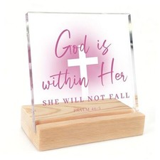 Inspirational Gifts for Women, Christian Gifts for Women God is within Her