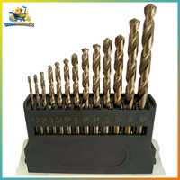 Hss Bohrer Set 13-Teilig M42 8% Cobalt 1,5-6,5Mm FüR Edelstahl