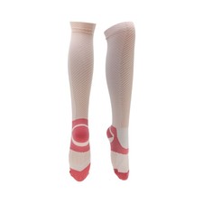 Light Pink Bike Cycling Socks Size M 1 Pair