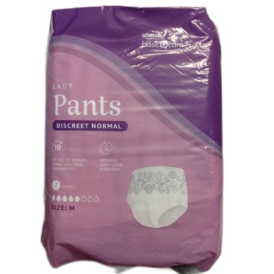 Amazon Basic Care Damen Pants Discreet Medium 3 Packungen 7 Stück 21Pants effekt