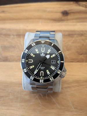 Phoibos Apollo Titanium Automatic Diver Watch Full Kit Box Papers Bracelet