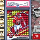 2021 Mosaic Patrick Mahomes II Red Yellow Choice Prizm /80 PSA 10 #288 SB MVP