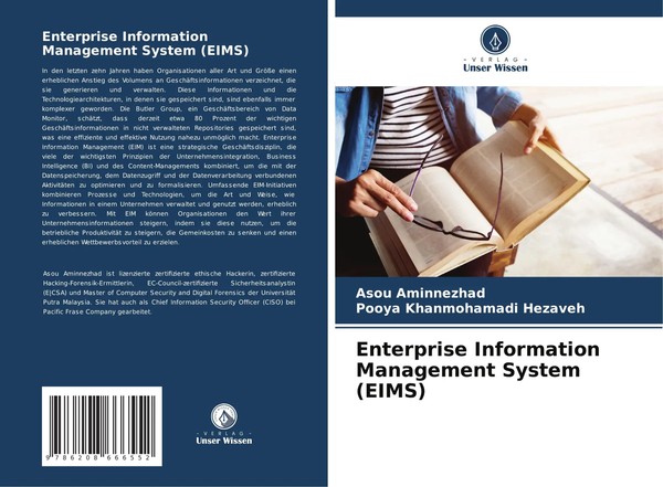 Enterprise Information Management System (Eims) Asou Aminnezhad (U. A.) Buch-image