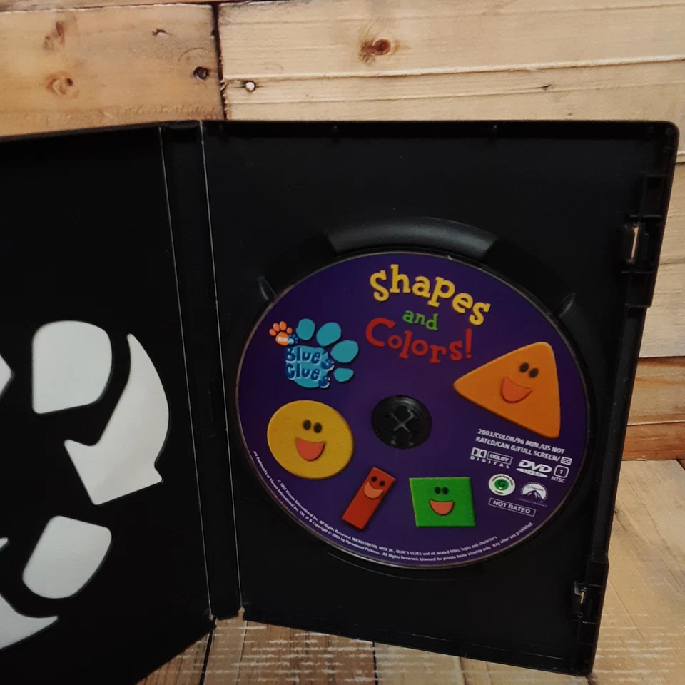 Blue’s Clues Shapes And Colors DVD Used Nick Jr Kids Learning - Image 4 of 4