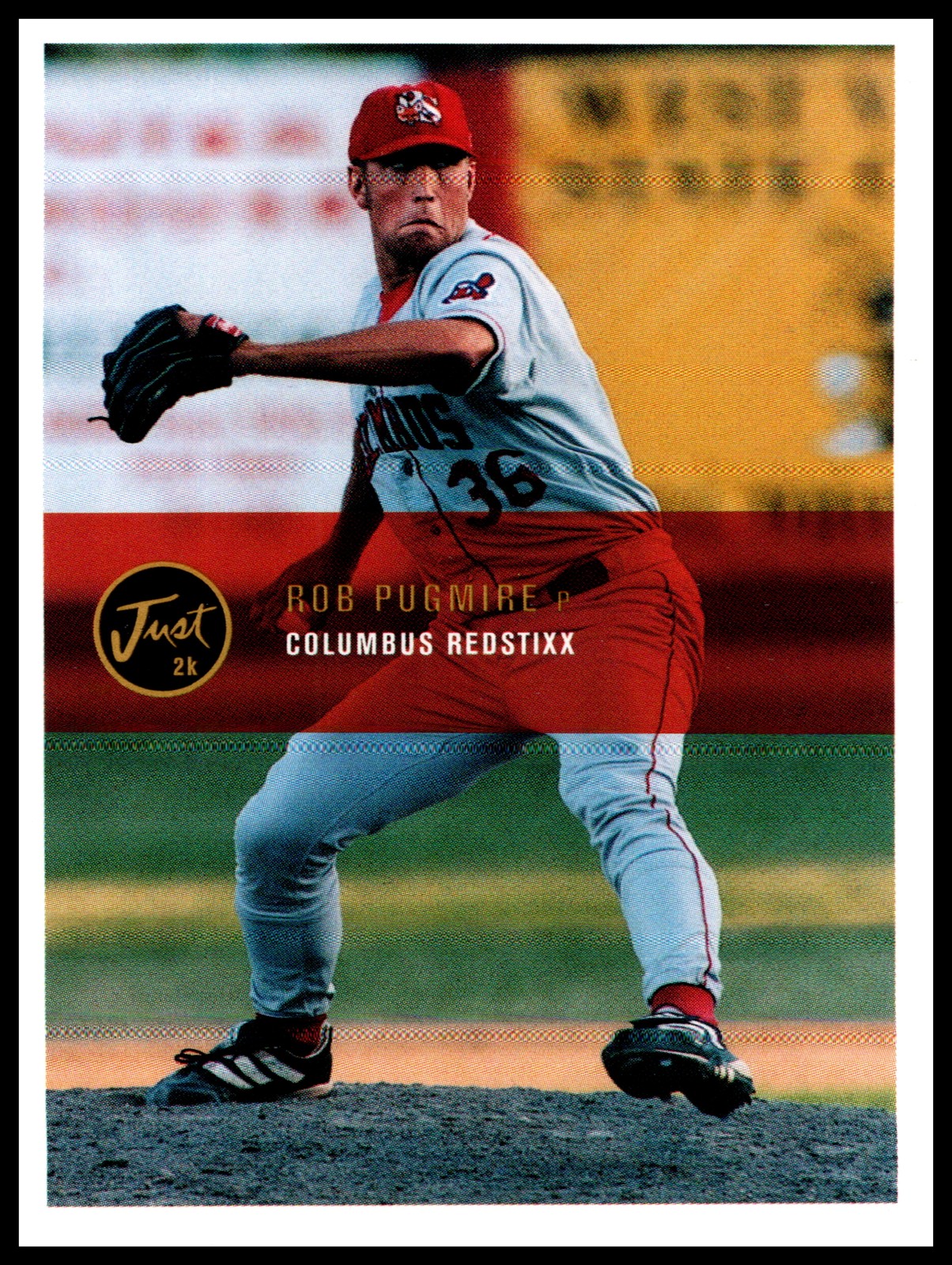 2000 Rob Pugmire Just Memorabilla BASEBALL #79 Columbus Redstixx