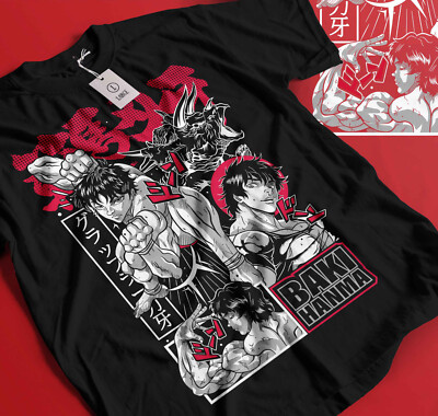Baki the Grappler T-Shirt Baki Hanma Yujiro Hanma Baki Anime Gift Shirt 303