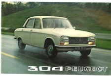 Peugeot 304 Saloon & Estate 1972-1973 UK Market Sales Brochure Inc. S
