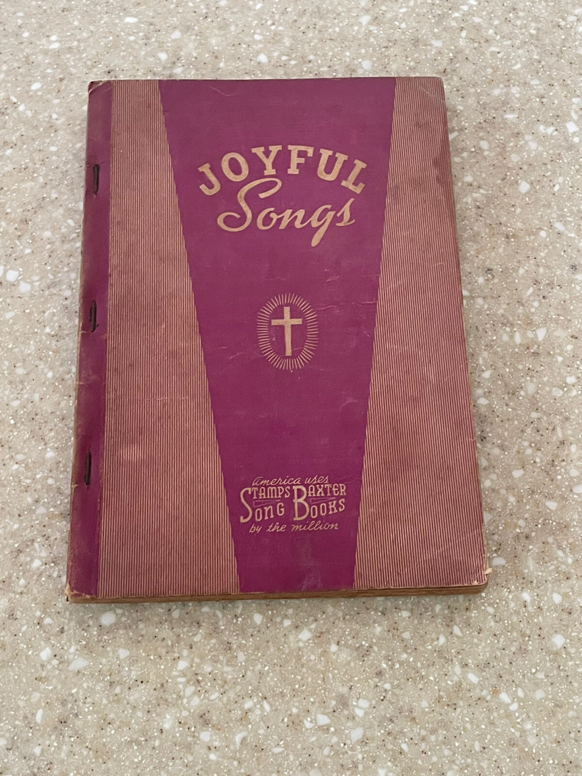 Joyful Songs 1940 Hymnal Paperback Book Stamps Baxter Company Vintage