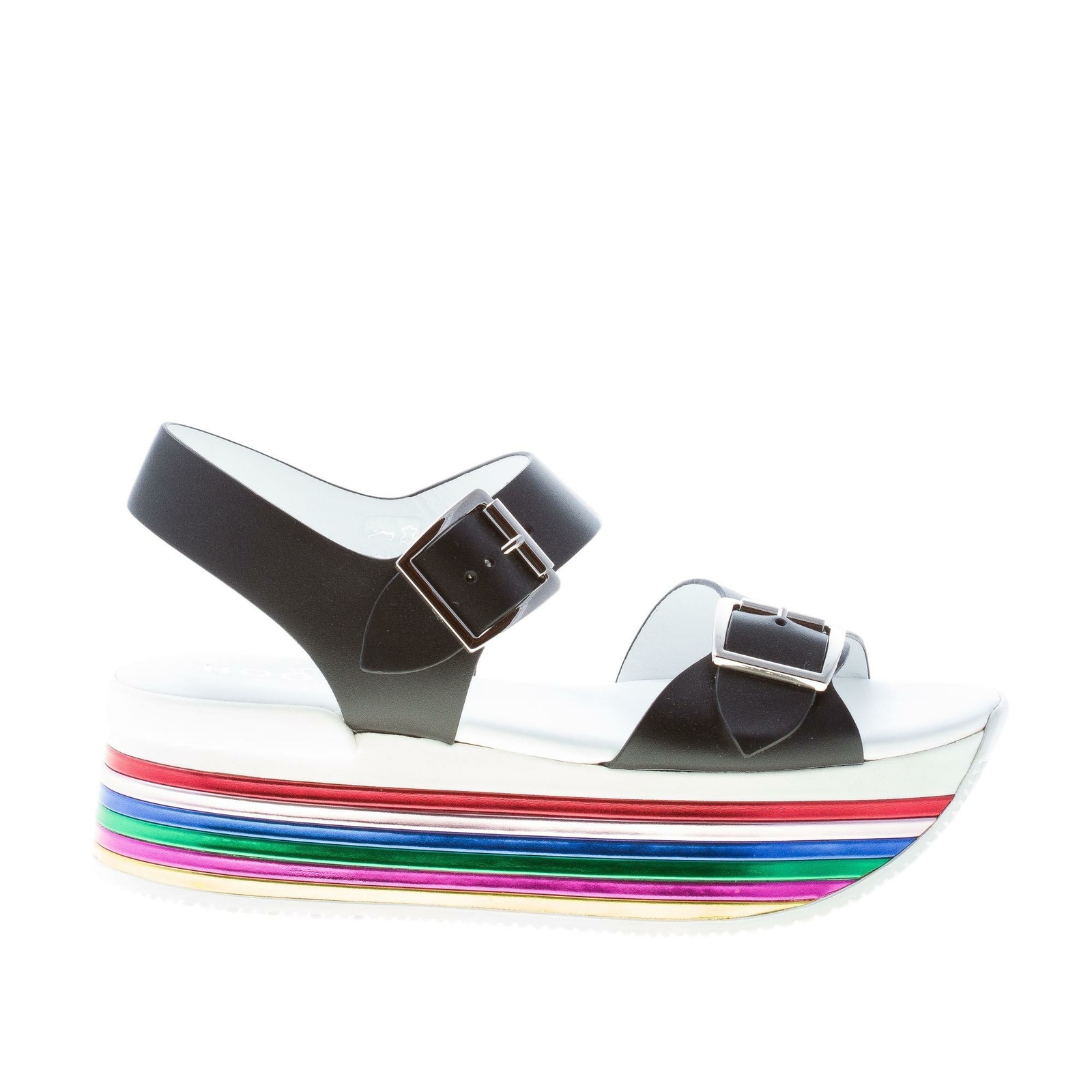 Schuhe GYW3690AA40KLAB999 Keil Maxi Schnalle Sandalen Leder Neues Design MARCO TOZZI Damen 23713 Oxford Blau (Navy