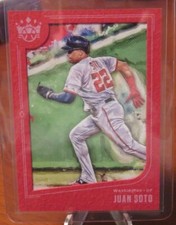 #810 2019 Diamond Kings Juan Soto #65 SP VARIATION RED FRAMED