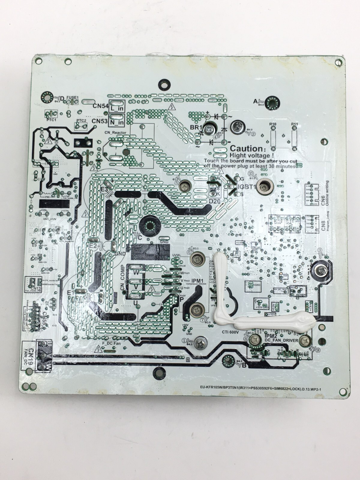 Carrier 17122000056253 Inverter Board with a reactor R25027 (AL 