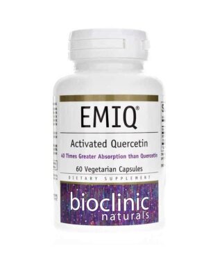 EMIQ Quercetin 60 Vcaps 40 Times Greater Absorption Vegan Dietary Supplement