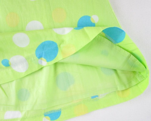 NWT Charter Club Girls Chartreuse & Aqua Polka Dot Halter Dress, Size 7, $32 - Picture 4 of 6