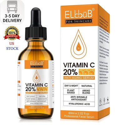 Premium 20% Vitamin C Serum For Face with Hyaluronic Acid, Retinol & Amino Acids