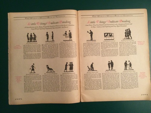 2 Woman's World Service Library Books The Dressmaking & The Etiquette Book 1929 - Picture 18 of 24
