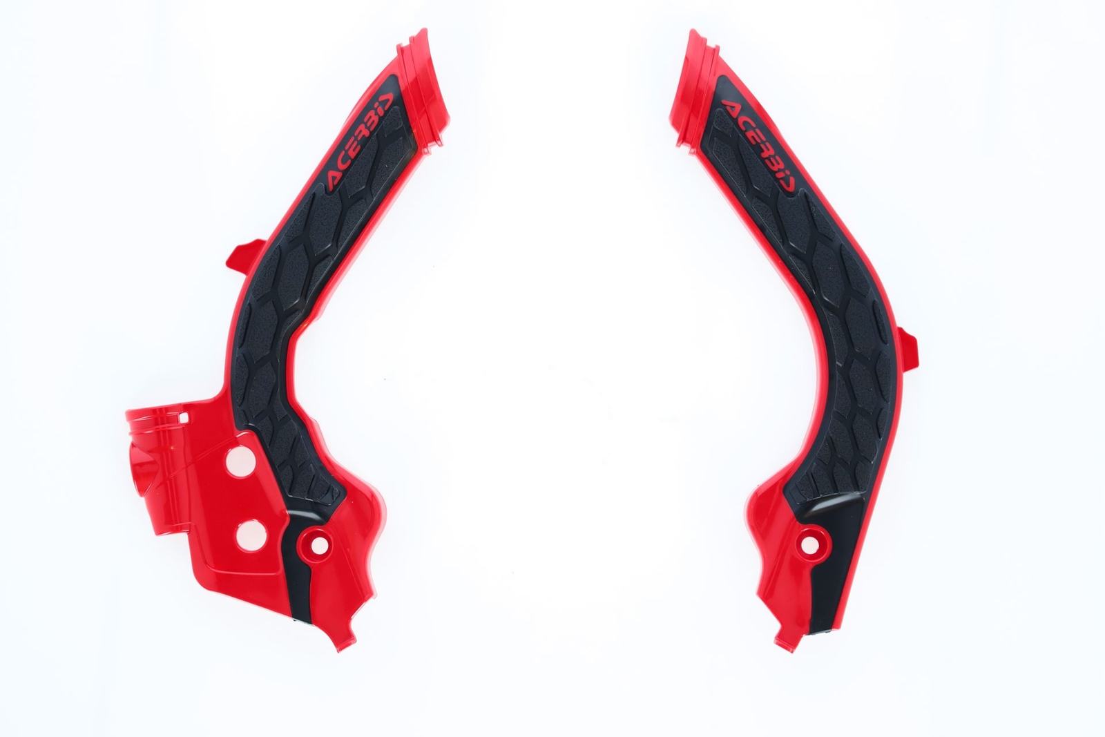 Protection cadre Acerbis X-Grip rouge et noir pour moto Husqvarna Gas Gas