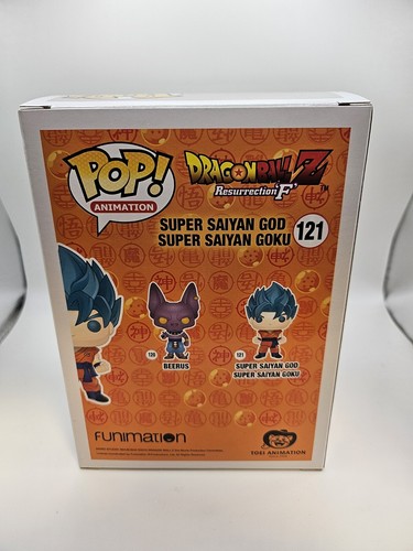 Funko Pop! Super Saiyan God Super Saiyan Goku #121 exclusivo tema candente - Imagen 4 de 7