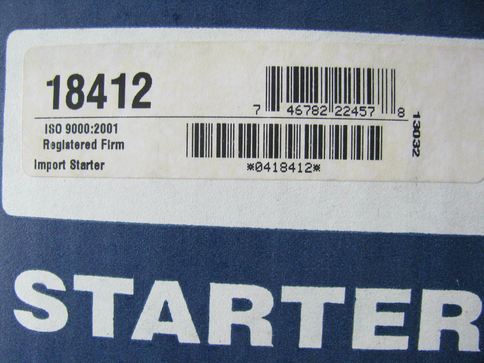 Reman USA Industries 18412 Starter Cummins 228000-5901 3283815 