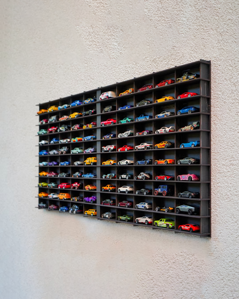 1:64 Hot Wheels Car Display Case For 50 Car