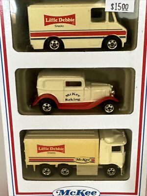 Lot Of 2 - Hot Wheels 1994 Little Debbie Snacks Special