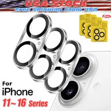 3x For iPhone 15 14 13 12 11 Pro Max Tempered Glass Camera Lens Cover Protector