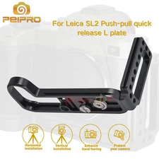 PEIPRO L-Plate Bracket Alloy Aluminum Quick Release for Leica SL2 SL2-S Cameras