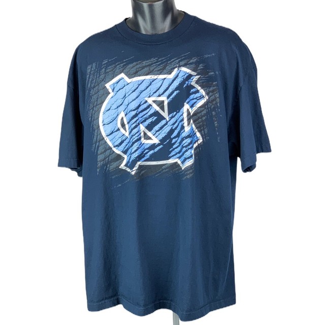 Foot Locker North Carolina NC Mens T shirt Cotton Blue with Blue White