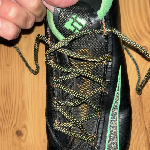 Nike Zoom KD 6 Night Vision 2014 Sz 13 Black Green Textured Kevin Durant - Picture 7 of 15